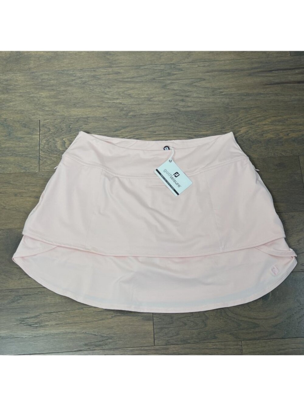 FOOTJOY Women's Performance Layered Skort Blush Pink Sz XL NWT